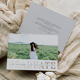 Streifen | Ankündigung von Foto Abschluss