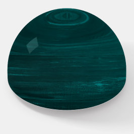 Streifen aus aquamarinem Holz Briefbeschwerer