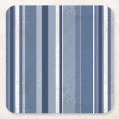 Streifen aus blau rechteckiger pappuntersetzer (Vorderseite)