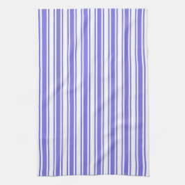 Streifen aus blauem und weißem Süßwarenmotiv Geschirrtuch