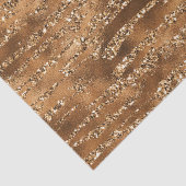 Streifen aus braunem Glitzer Seidenpapier (Detail)