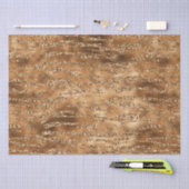 Streifen aus braunem Glitzer Seidenpapier (Handwerk)