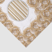 Streifen aus dekorativem Gewebe Seidenpapier (Ausschnitt)