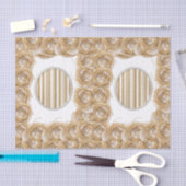 Streifen aus dekorativem Gewebe Seidenpapier (Handwerk)