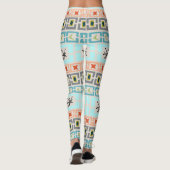 Streifen aus dem Mittelalter Leggings (Rückseite)