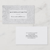 Streifen aus der Textur, weiß Visitenkarte (Vorne/Hinten)