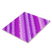 Streifen aus Glas - Amethyst-Farbtöne lila Fliese (Seite)