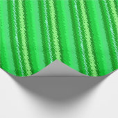 Streifen aus Glas - Smaragdgrün Geschenkpapier (Ecke)