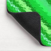 Streifen aus Glas - Smaragdgrün Mousepad (Ecke)