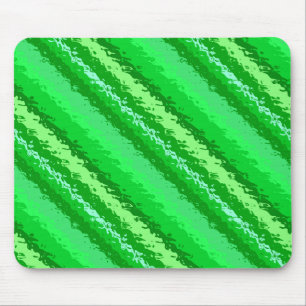 Streifen aus Glas - Smaragdgrün Mousepad
