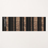 Streifen aus Glitzer Yogamatte (Vorderseite (Horizontal))