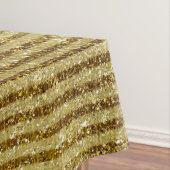 Streifen aus Gold Glitzer Tischdecke (Beispiel)