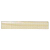 Streifen aus Gold und Weiß Großer Tischläufer (Horizontal)