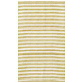 Streifen aus Gold und Weiß Tischdecke (Vorderseite)