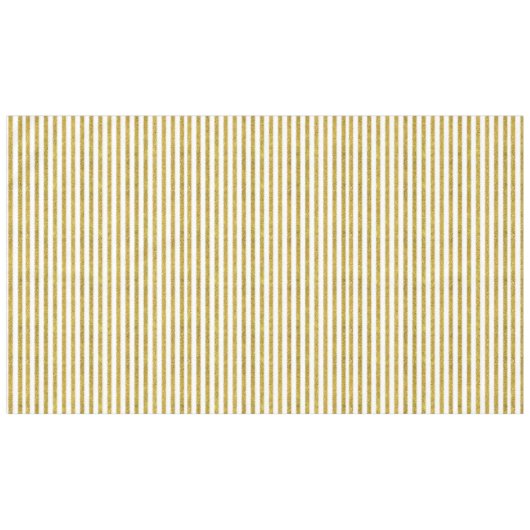 Streifen aus Gold und Weiß Tischdecke (Vorderseite (Horizontal))