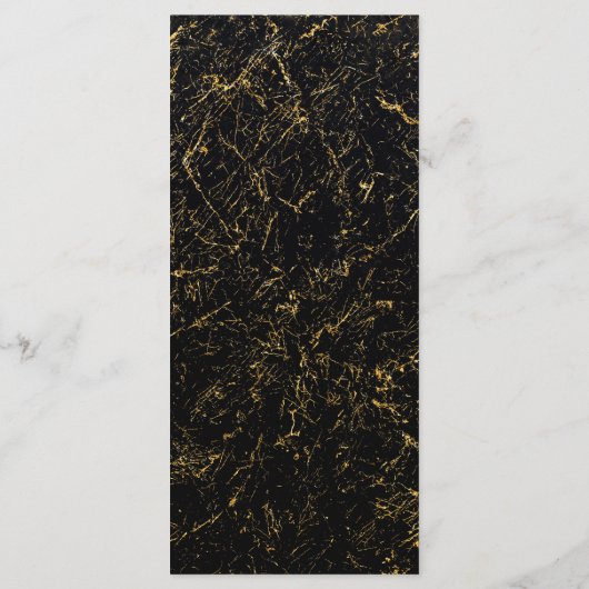 Streifen aus goldfarbenem Marmor, typografisch sch Programm (Rückseite)