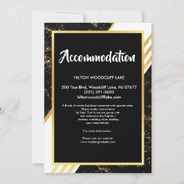 Streifen aus goldgelbem Marmor, typografisch Unter Einladung