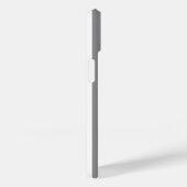 Streifen aus grauem und weißem Süßstoff Case-Mate iPhone Hülle (Rückseite / Rechts)