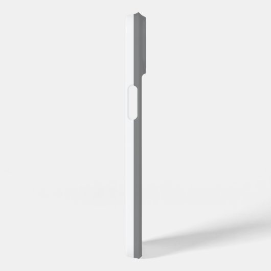 Streifen aus grauem und weißem Süßstoff Case-Mate iPhone Hülle (Rückseite / Rechts)