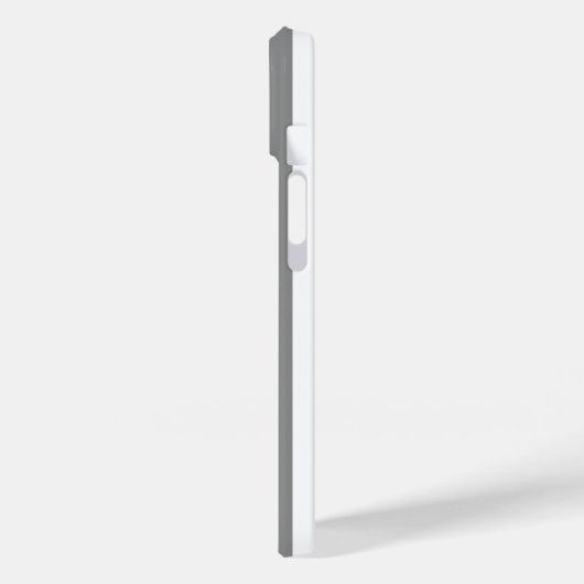 Streifen aus grauem und weißem Süßstoff Case-Mate iPhone Hülle (Rückseite / Links)