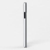 Streifen aus grauem und weißem Süßstoff Case-Mate iPhone Hülle (Hinten/Rechts)