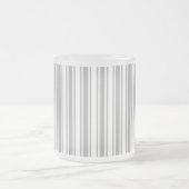 Streifen aus grauem und weißem Süßstoff Mattglastasse (Mittel)