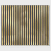 Streifen aus grauen und goldenen Streifen Geschenkpapier (Flach)