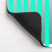 Streifen aus Minze und Schieber Mousepad (Ecke)