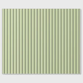 Streifen aus Olivenbäumen und weißem Süßholz Geschenkpapier (Flach)