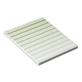 Streifen aus Olivenbäumen und weißem Süßholz Notizblock (angewinkelt)