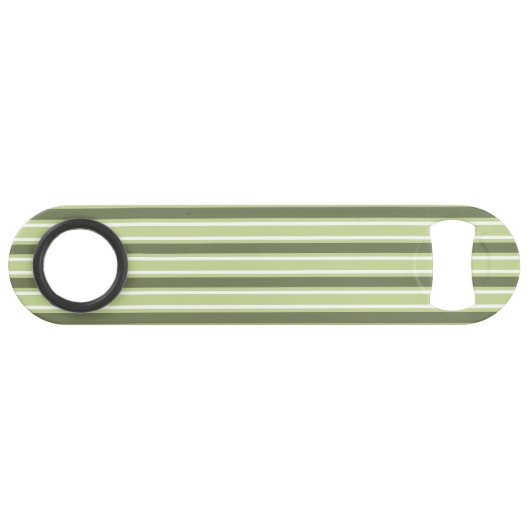 Streifen aus Olivenbäumen und weißem Süßholz Speed Flaschenöffner (Vorderseite (Horizontal))