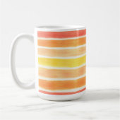 Streifen aus Orangencreme Kaffeetasse (Links)