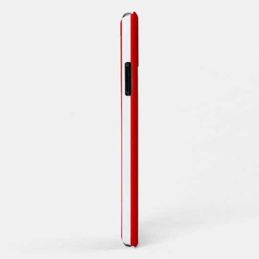 Streifen aus rotem und weißem Süßigkeiten Case-Mate iPhone Hülle (Hinten/Rechts)