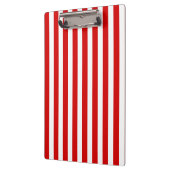 Streifen aus rotem und weißem Süßigkeiten Klemmbrett (Links)