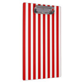 Streifen aus rotem und weißem Süßigkeiten Klemmbrett (Rechts)