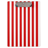 Streifen aus rotem und weißem Süßigkeiten Klemmbrett (Vorderseite)