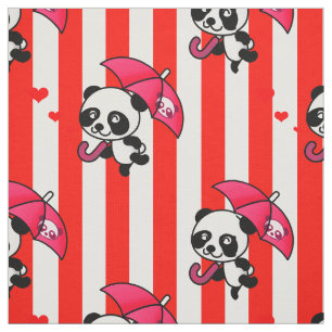 Streifen aus rotem und weißem Süßigkeiten Stoff