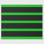 Streifen aus schwarzem und grünem Bleistift Geschenkpapier (Flach)