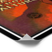 Streifen aus Vintagem Comic - Poster (Ecke)