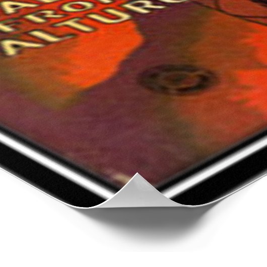 Streifen aus Vintagem Comic - Poster (Ecke)