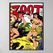 Streifen aus Vintagem Comic - Poster (Vorne)