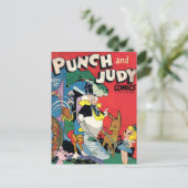 Streifen aus Vintagem Comic - Postkarte (Stehend Vorderseite)