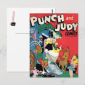Streifen aus Vintagem Comic - Postkarte (Vorne/Hinten)