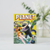 Streifen aus Vintagem Comic - Postkarte (Stehend Vorderseite)