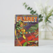 Streifen aus Vintagem Comic - Postkarte (Stehend Vorderseite)