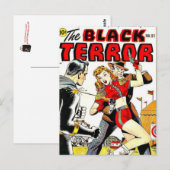 Streifen aus Vintagem Comic - Postkarte (Vorne/Hinten)
