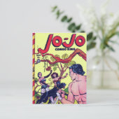 Streifen aus Vintagem Comic - Postkarte (Stehend Vorderseite)