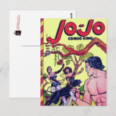 Streifen aus Vintagem Comic - Postkarte (Vorne/Hinten)