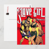 Streifen aus Vintagem Comic - Postkarte (Vorne/Hinten)