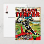 Streifen aus Vintagem Comic - Postkarte (Vorne/Hinten)